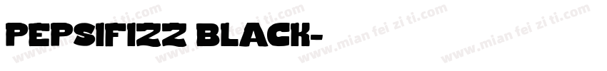 pepsifizz black字体转换